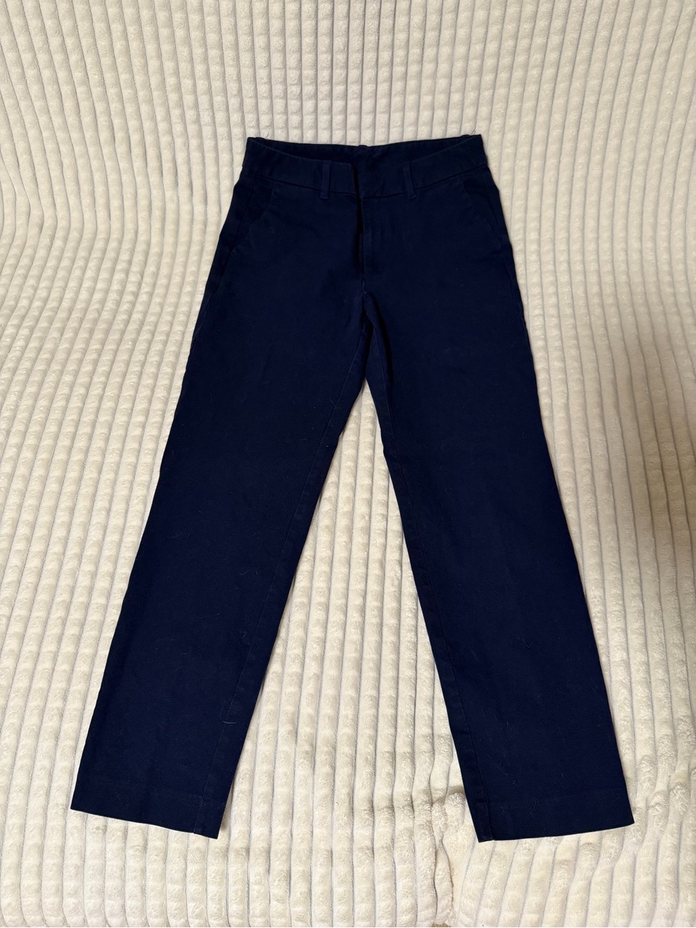GAP Women's Navy Cropped Straight Pants